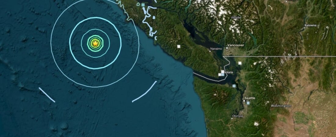 Magnitude 5.6 earthquake near Vancouver Island felt in WA