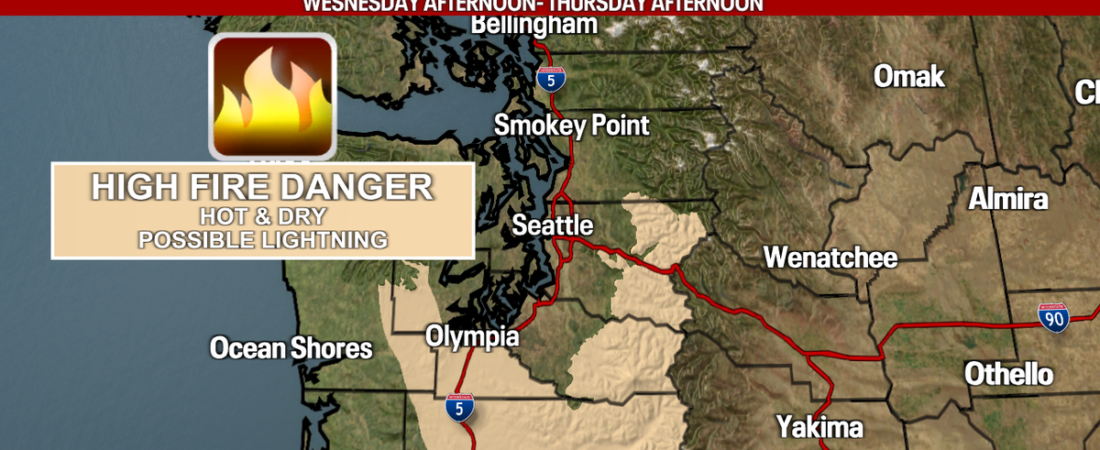 Seattle weather: Hot and hazy with high fire danger