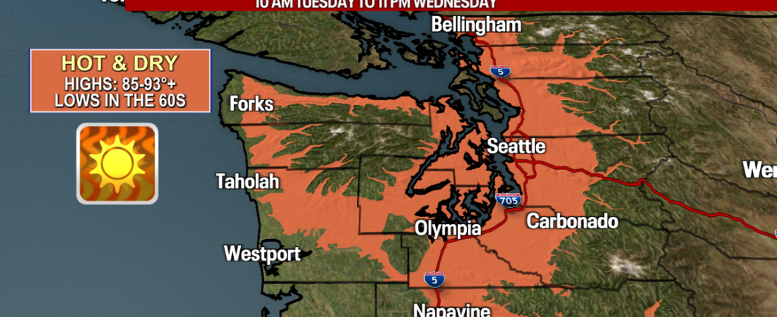 Seattle weather: Smoky skies in the 90s