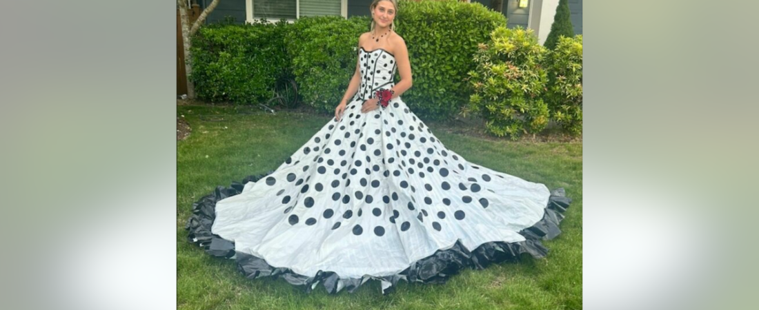 Poulsbo, WA teen’s duct tape prom dress wins big