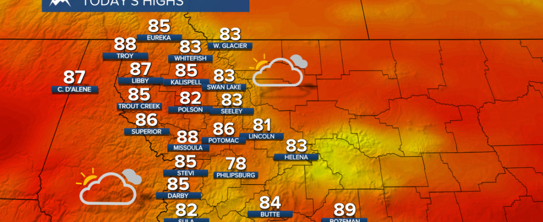 Hot with thunderstorm chances this week