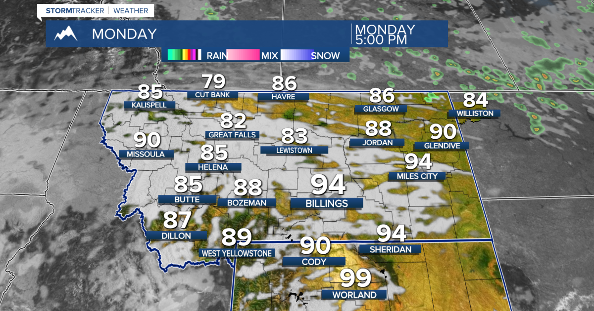 Much higher than average humidity could mean heavy rain