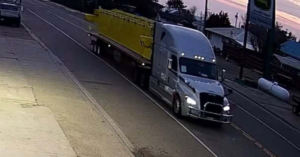 Authorities seeking driver of semi suspected of hitting worker near Jordan